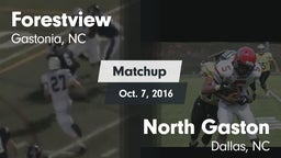 Matchup: Forestview High vs. North Gaston  2016