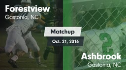 Matchup: Forestview High vs. Ashbrook  2016