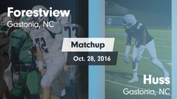 Matchup: Forestview High vs. Huss  2016