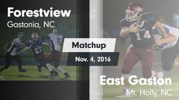 Matchup: Forestview High vs. East Gaston  2016