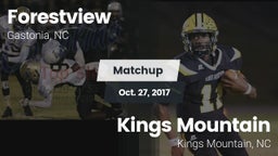 Matchup: Forestview High vs. Kings Mountain  2017