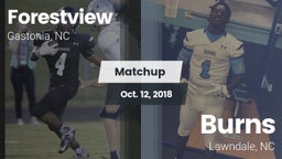 Matchup: Forestview High vs. Burns  2018