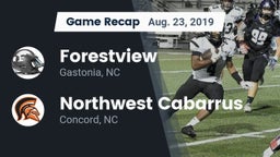 Recap: Forestview  vs. Northwest Cabarrus  2019