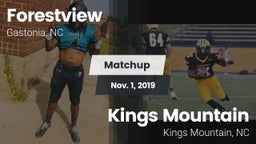 Matchup: Forestview High vs. Kings Mountain  2019