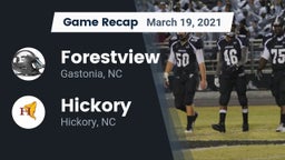 Recap: Forestview  vs. Hickory  2021