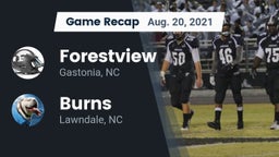 Recap: Forestview  vs. Burns  2021