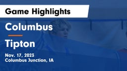 Columbus  vs Tipton  Game Highlights - Nov. 17, 2023