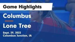 Columbus  vs Lone Tree  Game Highlights - Sept. 29, 2022