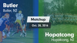 Matchup: Butler  vs. Hopatcong  2016