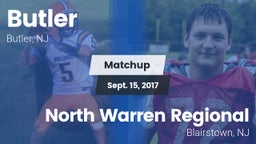 Matchup: Butler  vs. North Warren Regional  2017