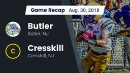 Recap: Butler  vs. Cresskill  2018