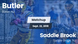 Matchup: Butler  vs. Saddle Brook  2018