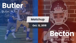 Matchup: Butler  vs. Becton  2018