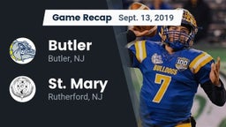 Recap: Butler  vs. St. Mary  2019