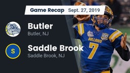 Recap: Butler  vs. Saddle Brook  2019