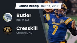 Recap: Butler  vs. Cresskill  2019