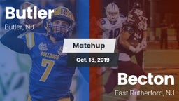Matchup: Butler  vs. Becton  2019
