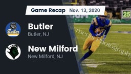 Recap: Butler  vs. New Milford  2020