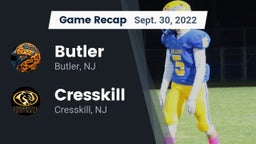 Recap: Butler  vs. Cresskill  2022