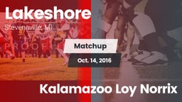 Matchup: Lakeshore High vs. Kalamazoo Loy Norrix 2016