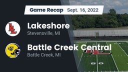 Recap: Lakeshore  vs. Battle Creek Central  2022