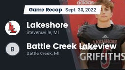 Recap: Lakeshore  vs. Battle Creek Lakeview  2022