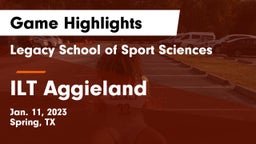 Legacy School of Sport Sciences vs ILT Aggieland Game Highlights - Jan. 11, 2023