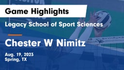 Legacy School of Sport Sciences vs Chester W Nimitz  Game Highlights - Aug. 19, 2023