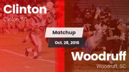 Matchup: Clinton  vs. Woodruff  2016