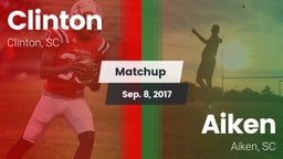 Matchup: Clinton  vs. Aiken  2017