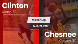 Matchup: Clinton  vs. Chesnee  2017