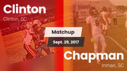Matchup: Clinton  vs. Chapman  2017
