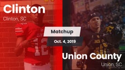 Matchup: Clinton  vs. Union County  2019