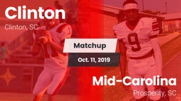 Matchup: Clinton  vs. Mid-Carolina  2019