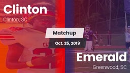 Matchup: Clinton  vs. Emerald  2019
