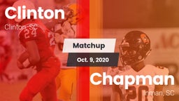 Matchup: Clinton  vs. Chapman  2020