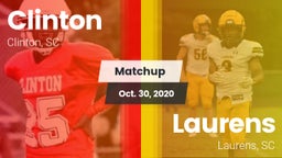 Matchup: Clinton  vs. Laurens  2020