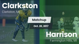 Matchup: Clarkston High vs. Harrison  2017