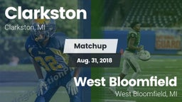 Matchup: Clarkston High vs. West Bloomfield  2018