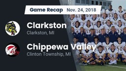 Recap: Clarkston  vs. Chippewa Valley  2018