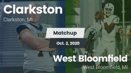 Matchup: Clarkston High vs. West Bloomfield  2020
