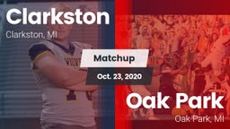 Matchup: Clarkston High vs. Oak Park  2020