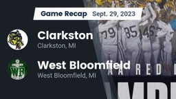 Recap: Clarkston  vs. West Bloomfield  2023