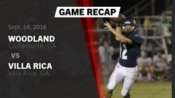 Recap: Woodland  vs. Villa Rica  2016