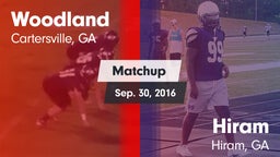 Matchup: Woodland  vs. Hiram  2016
