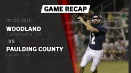 Recap: Woodland  vs. Paulding County  2016