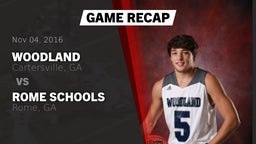 Recap: Woodland  vs. Rome  Schools 2016