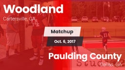 Matchup: Woodland  vs. Paulding County  2017