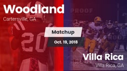 Matchup: Woodland  vs. Villa Rica  2018