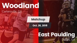 Matchup: Woodland  vs. East Paulding  2018
